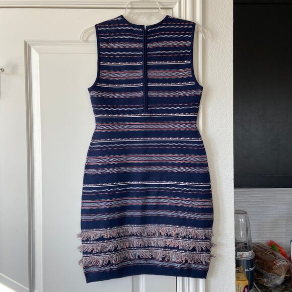 Cupcakes & Cashmere Dress Women's Medium Blue Pink NWOT Sonata Sweater Dress - Picture 4 of 13